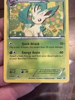 Leafeon BW87 2013 Black & White Black Star Promo Pokemon TCG - Image 3