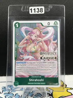 2026 One Piece Shirahoshi Vol. 7 Judge Pack Gold Stamp English OP11-030 (1138) - Image 1