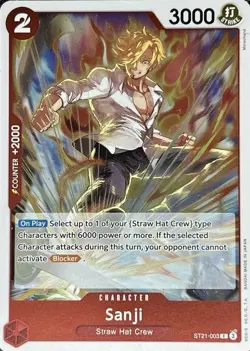 Sanji ST21-003 | One Piece TCG: EX Gear 5 English - OP Foil NM - Image 1