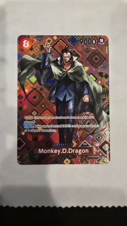 One Piece TCG Monkey D. Dragon OP07-015 SP OP09 Alt Art NM ENGLISH - Image 1