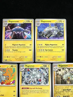 Magnezone Lot Magneton Magnemite 9x Pokemon Cards Reverse Holo TCG Set - Image 2