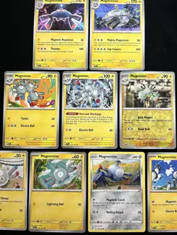 Magnezone Lot Magneton Magnemite 9x Pokemon Cards Reverse Holo TCG Set - Image 3