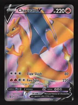Charizard V SWSH050 Pokemon Black Star Promo Holo Full Art Card - Image 1