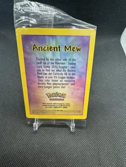 Ancient Mew SEALED Pokemon Unopened 2000 Movie Promo Holo Card - RARE Near Mint - Image 2