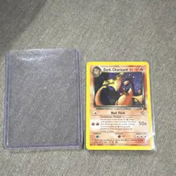 Pokemon Dark Charizard Team Rocket Rare Holo Card 4/82 80 HP TCG - Image 3