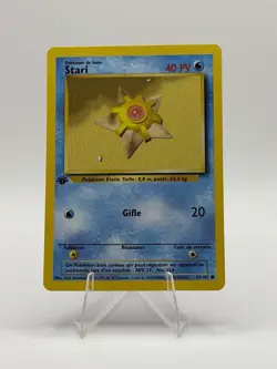 Pokemon Stari Base Set 65/102 Regular Basic 40 HP 1999 French Card - Image 1