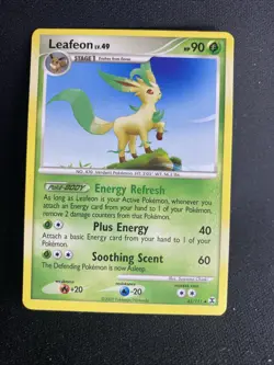 Pokemon TCG Leafeon Rising Rivals Platinum Uncommon Card 45/111 Mp - Image 1