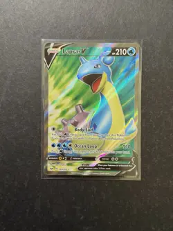Lapras V 189/202 Holo Full Art Ultra Rare Pokemon Card SWSH PTCG NM - Image 1
