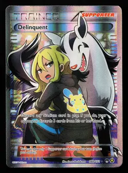 Delinquent 98b/122 Alternate Art Promo Pokemon Card - Image 1