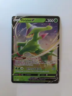 2022 Pokemon Virizion V SWSH295 Sword & Shield Promo Cards Holo - Image 1