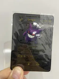 Gengar hp80 Gold Metal Pokemon Card-Collectible Gift Display！NICE~ - Image 1