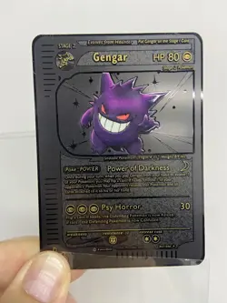 Gengar hp80 Gold Metal Pokemon Card-Collectible Gift Display！NICE~ - Image 2