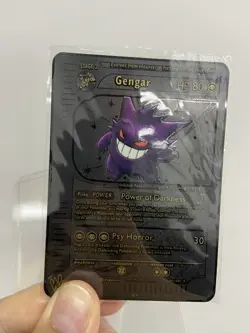 Gengar hp80 Gold Metal Pokemon Card-Collectible Gift Display！NICE~ - Image 3