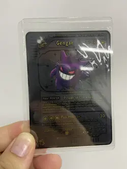 Gengar hp80 Gold Metal Pokemon Card-Collectible Gift Display！NICE~ - Image 4
