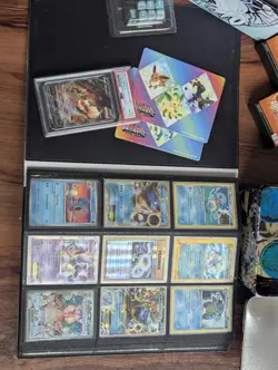 Pokemon Card Collection Assorted Cards with Binder. Charizard Mewtwo Rare Cards! - Image 2
