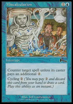 MTG MISCALCULATION ITALIAN EXC - ERRORE DI CALCOLO - UL - MAGIC - Image 1