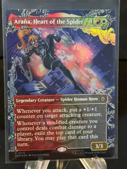 2023 Magic The Gathering MTG Marvel EN Foil R 0213 Arana,Heart of the Spider GAV - Image 1
