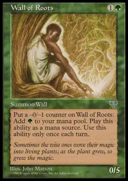 MTG WALL OF ROOTS EXC - MURO DI RADICI - MRG - MAGIC - Image 1
