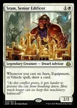 1x SRAM, SENIOR EDIFICER - Aether Revolt - MTG - Magic the Gathering - Image 1