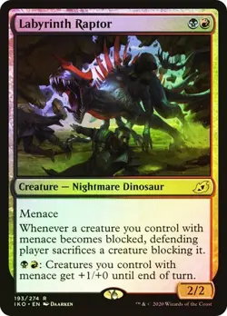 Labyrinth Raptor FOIL - 193/274 - Rare - Ikoria Lair of Behemoths IKO MTG - Image 1