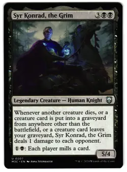 Syr Konrad, the Grim 207 - NM - Commander: Modern Horizons 3 Normal U - Image 1