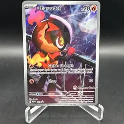 2025 Pokemon Center Stamped BSP Phantasmal Flames ETB Full Art #022 Charcadet - Image 1