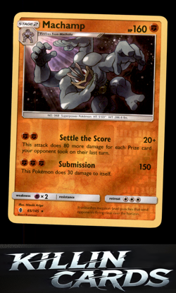 Reverse Holofoil Machamp 65/145 Holo Rare SM - Guardians Rising Pokemon Card NM - Image 1