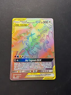 Moltres & Zapdos & Articuno GX - Hyper 69/68 hidden fates eng Pokemon card NM - Image 1