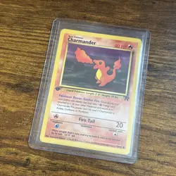 Pokemon TCG Charmander Team Rocket 1st Edition 50/82 LP - Image 3