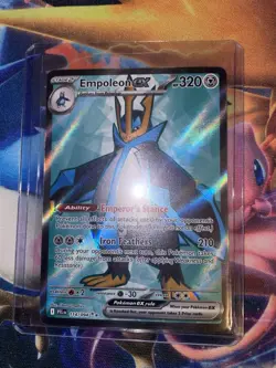 Empoleon ex 114/094 Phantasmal Flames Full Art Ultra Rare Holo Pokemon Card NM - Image 2