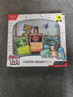 Nintendo Pokemon TCG Scarlet & Violet - 151 Poster Collection Box - 3 Packs 820650853166 - Image 1