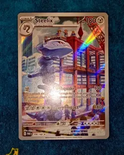 Steelix Illustration Rare Holo - 208/182 - Paradox Rift Pokemon TCG 2023 - Image 2