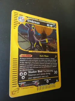 Pokemon ENG Umbreon Regular Holo Aquapolis H29/H32 No Charizard Skyridge Crystal - Image 4