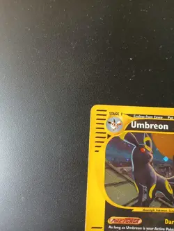 Pokemon ENG Umbreon Regular Holo Aquapolis H29/H32 No Charizard Skyridge Crystal - Image 5