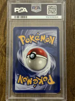 1999 Pokemon Fossil Geodude 1st Edition PSA 5 - Image 2