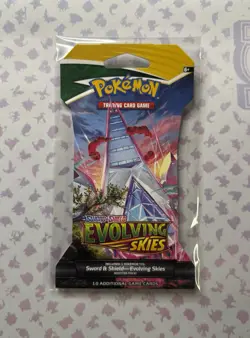 2021 Pokemon SWSH Evolving Skies Sleeved Booster Pack Duraludon Art (2/4) - Image 1