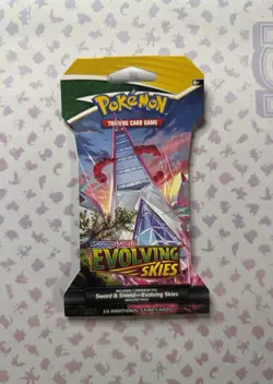 2021 Pokemon SWSH Evolving Skies Sleeved Booster Pack Duraludon Art (2/4) - Image 2