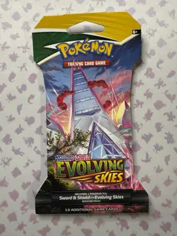 2021 Pokemon SWSH Evolving Skies Sleeved Booster Pack Duraludon Art (2/4) - Image 4