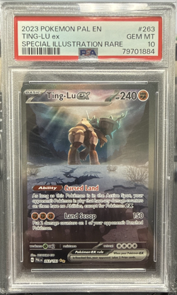 2023 Pokemon Paldea Evolved SIR Ting-Lu Ex #263 PSA 10 - Image 1