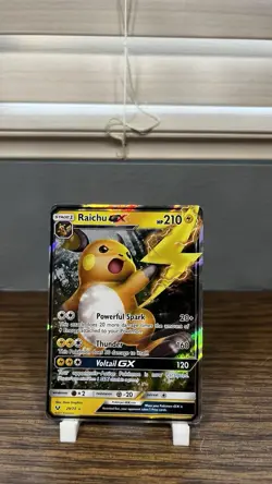Pokemon Raichu GX #29/73 Shining Legends Holo Ultra Rare 210HP Electric TCG - Image 1