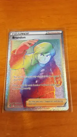 Pokemon TCG Brandon Sword & Shield - Silver Tempest 203/195 Holo Hyper Rare. - Image 2