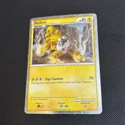Raikou HGSS19 HGSS Black Star Promo - Pokemon Holo Foil Rare MP - Image 1