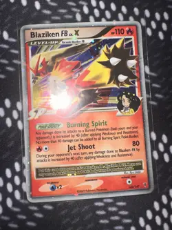 Pokemon Blaziken FB LV.X 142/147 Supreme Victors Holo Ultra Rare Fire 110 HP Eng - Image 1