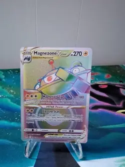 Magnezone VSTAR 198/196 secret Rainbow Rare - 2022 Pokemon Lost Origin NM - Image 1