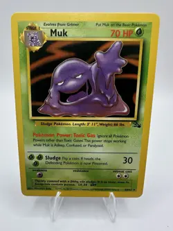 Muk 28/62 - Fossil - Vintage 1999 - Pokemon TCG - Image 1