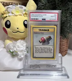 1999 Pokemon Base Set #86 Pokemon Flute PSA 10 - Image 1