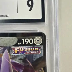 Genesect V 185/264 HOLO RARE Pokemon TCG Fusion Strike CGC 9 MINT NO SCRATCHS - Image 3