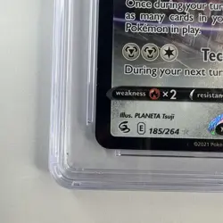 Genesect V 185/264 HOLO RARE Pokemon TCG Fusion Strike CGC 9 MINT NO SCRATCHS - Image 5