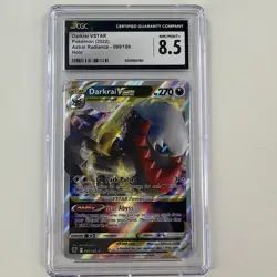 Darkrai VSTAR 099/189 HOLO ULTRA RARE POKEMON TCG CGC 8.5 NM/Mint+ NO SCRATCHES - Image 1
