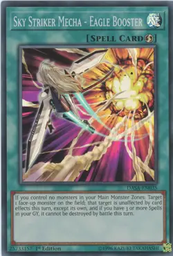 Yugioh Sky StrikerMecha-Eagle Booster DASA-EN035 Super Rare 1st Edition NM - Image 1
